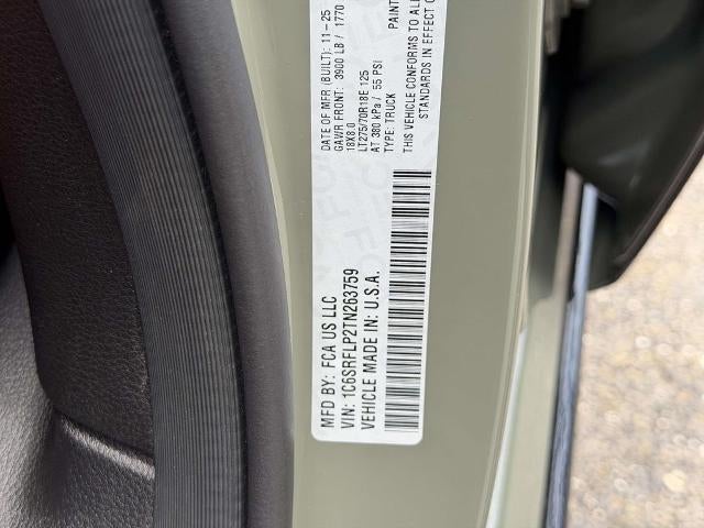 2026 RAM 1500 Rebel Crew Cab 4x4 57' Box