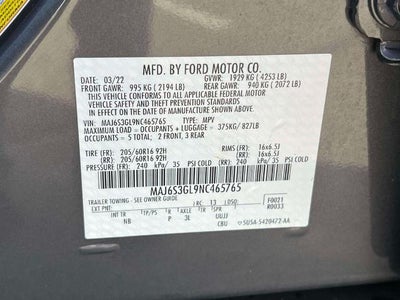 2022 Ford EcoSport SE