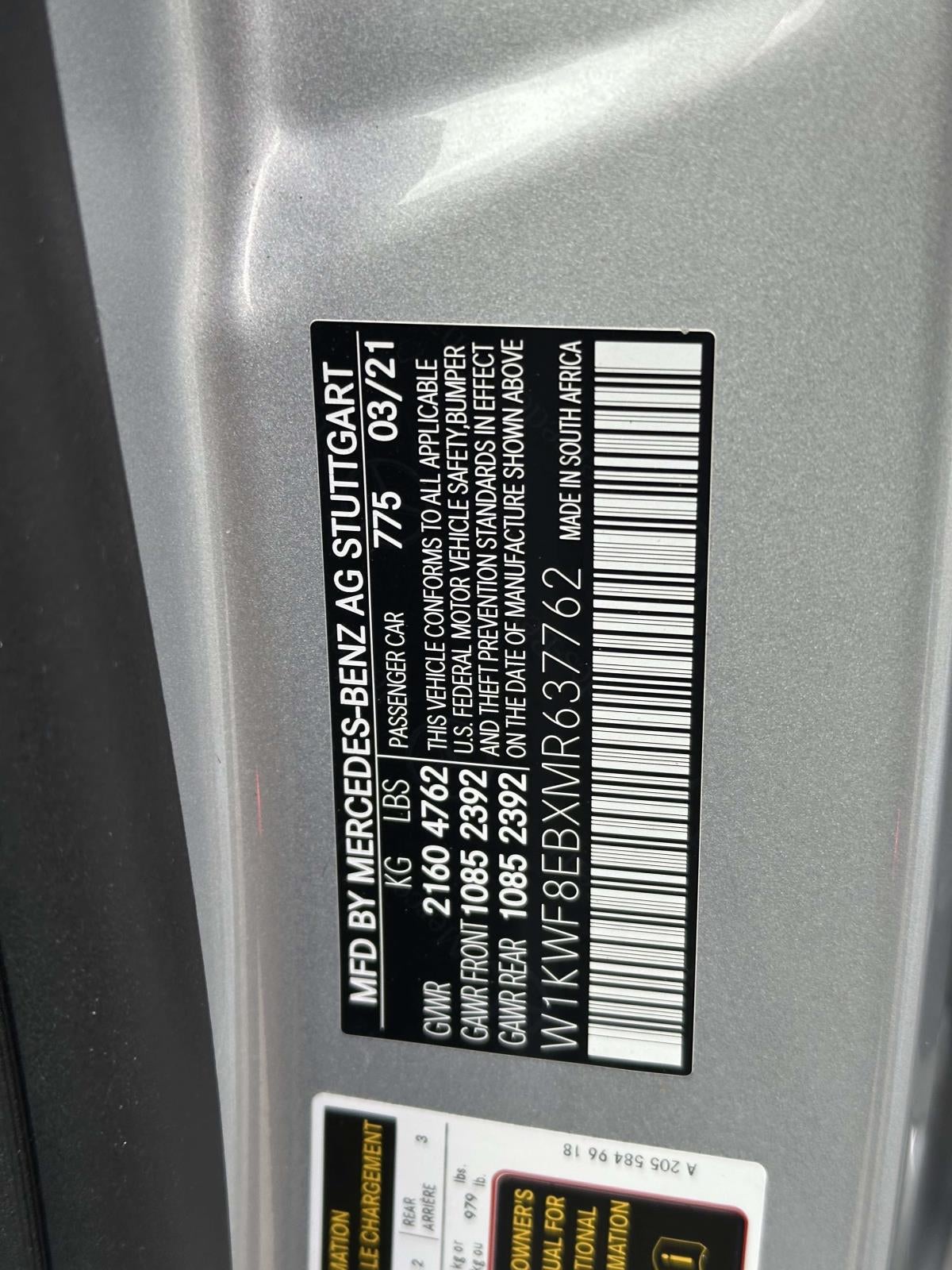 2021 Mercedes-Benz C 300 4MATIC® Sedan