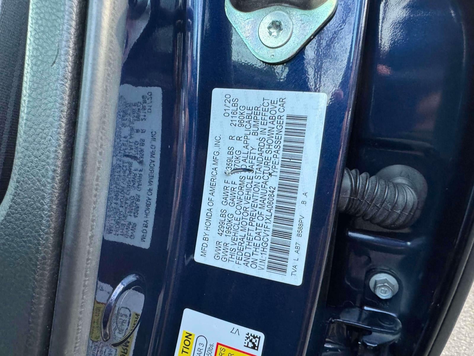 2020 Honda Accord LX