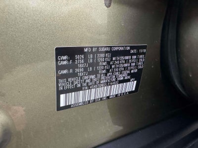 2020 Subaru Outback Limited XT