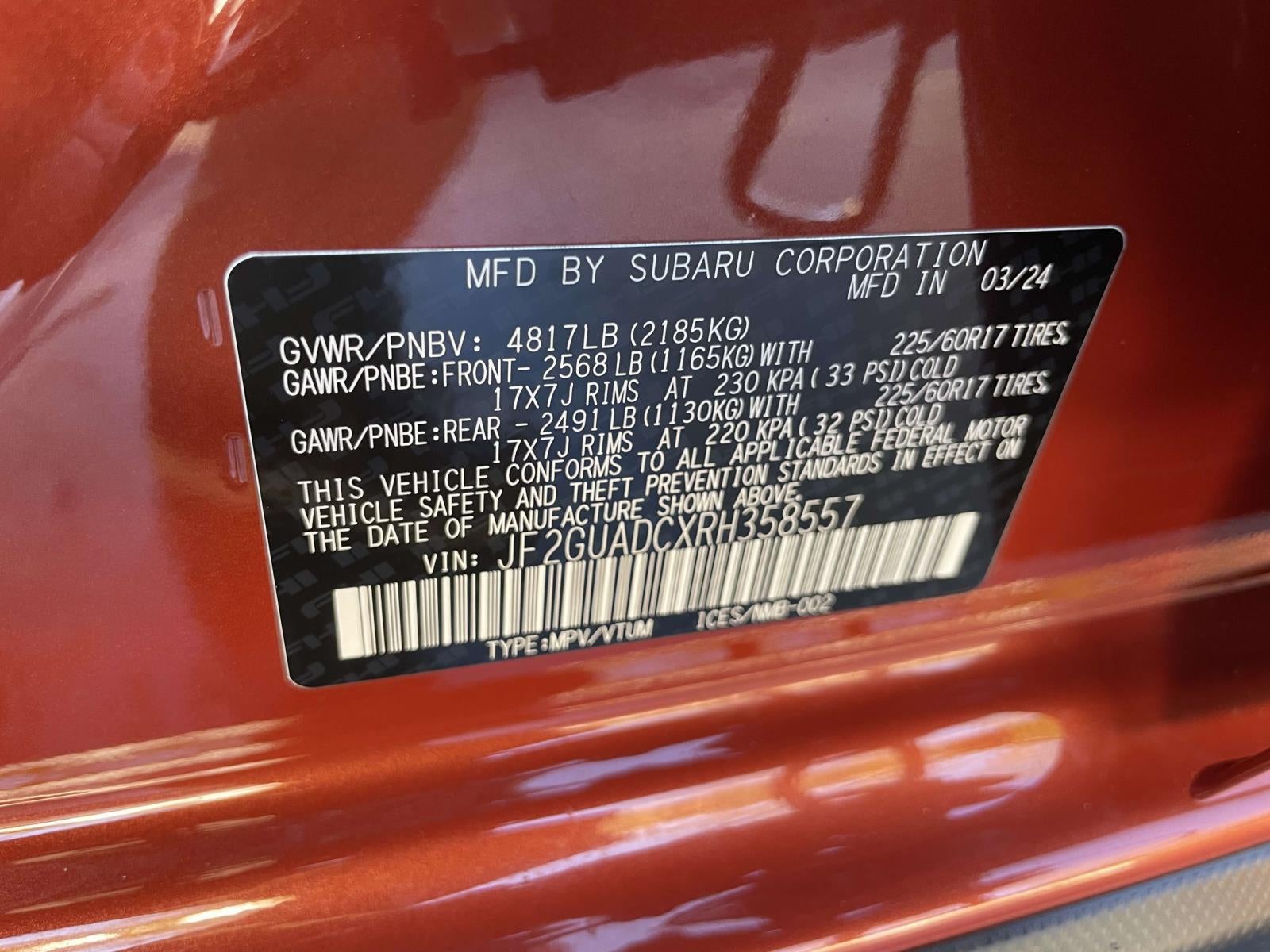 2024 Subaru Crosstrek Premium