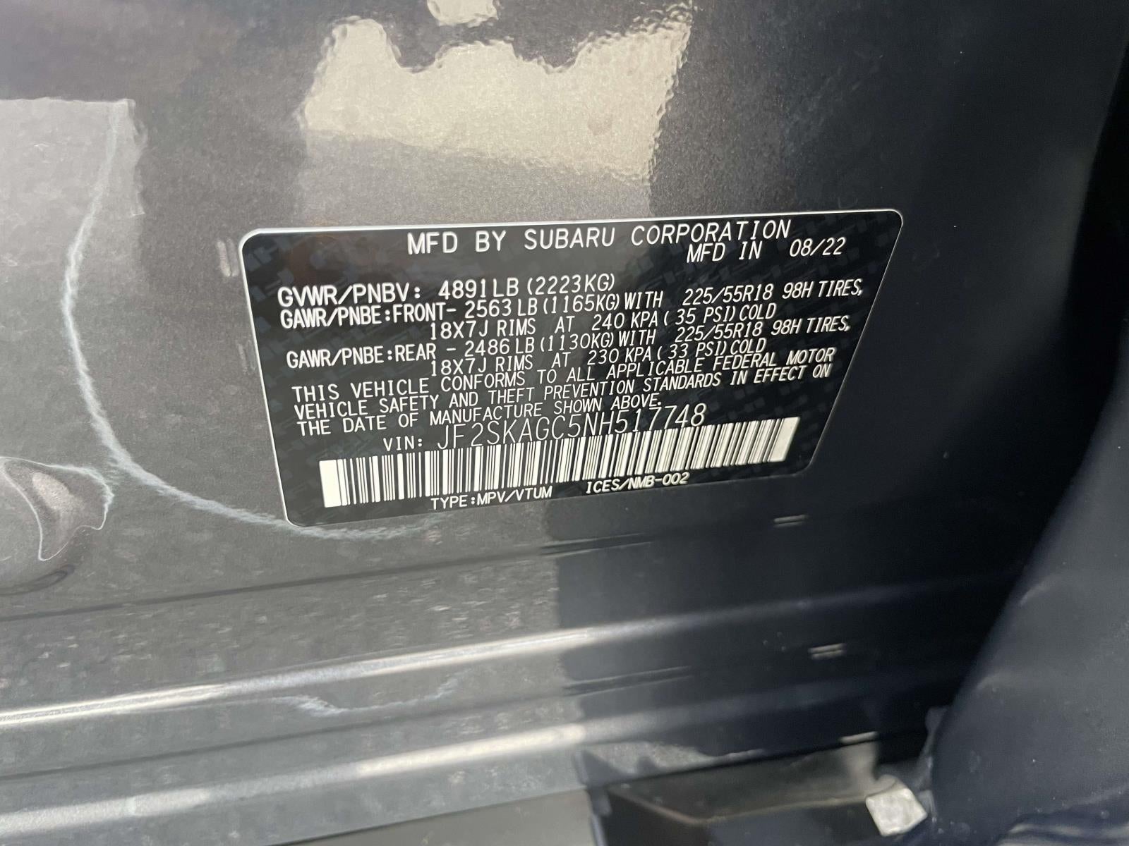 2022 Subaru Forester Sport