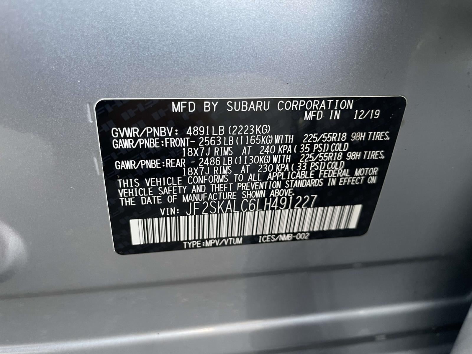 2020 Subaru Forester Sport