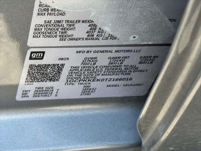 2026 Chevrolet Silverado 1500 LT (2FL)