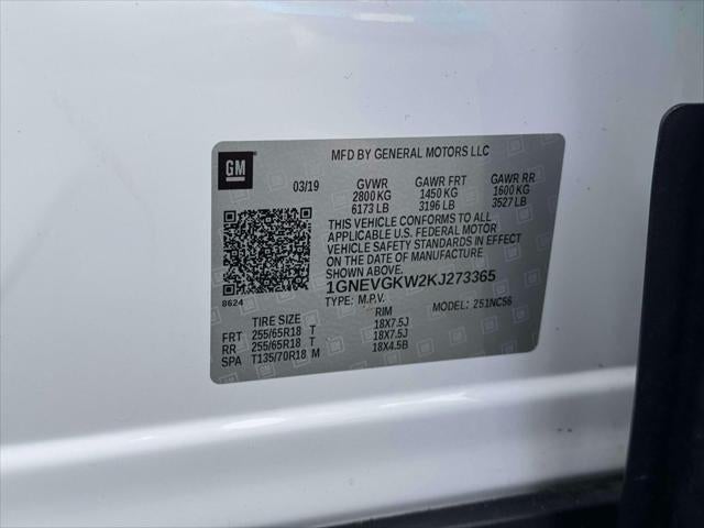 2019 Chevrolet Traverse LT Cloth
