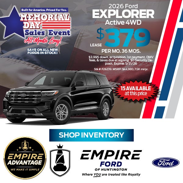 2026 Ford Explorer Active 4WD