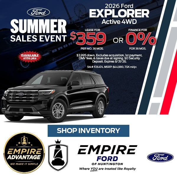 2026 Ford Explorer Active 4WD